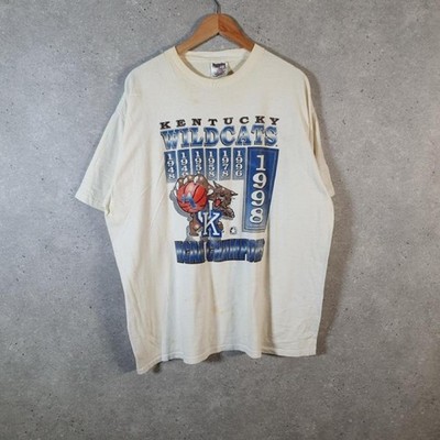 Vintage Oneita 1998 Kentucky Wildcats Single Stitch TShirt Herren 2XL C31231