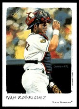 2002 Topps Gallery Ivan Rodriguez Texas Rangers #71