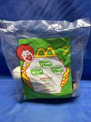 2001 McDonald s Disney Daisy Duck Plush Toy #2 Sealed Mickey Mania Happy Meal