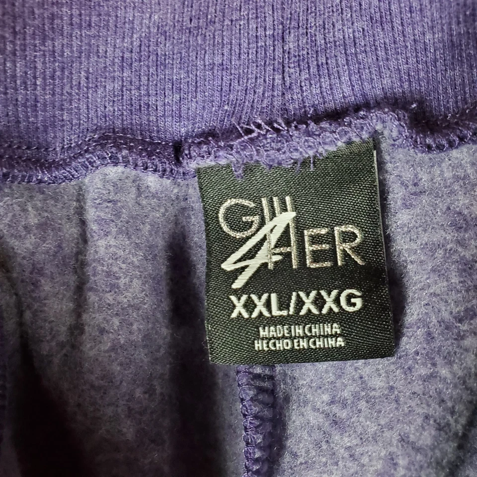 G III 4Her by Carl Banks 运动裤女式 2XL 紫色巴尔的摩乌鸦队 Scrimmage — 第 3/4 张图片