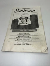 Vtg Sunbeam Deluxe Mixmaster Owners Manual 2366 2367 2368 2369