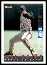 Mel Rojas 1995 Bazooka #67 Montreal Expos MLB READ FREE SHIPPING AutographDen