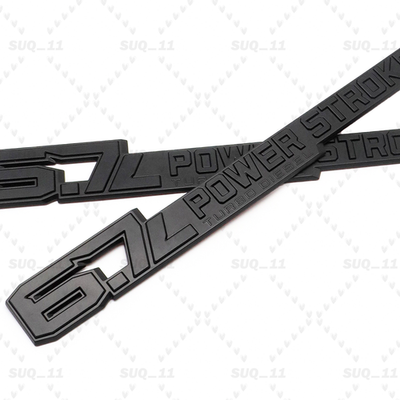 #ad 2PCS For 2023 2025 F 250 F 350 6.7L Power stroke Diesel Emblem Super Duty Badge $39.58