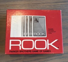 Vintage 1972 ROOK Card Game Parker Brothers Red Box Instructions COMPLETE