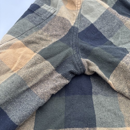 VINTAGE Woolrich Shirt Mens XXL 2XL Cotton Flannel Army Clay Button Up Outdoors - Picture 15 of 19