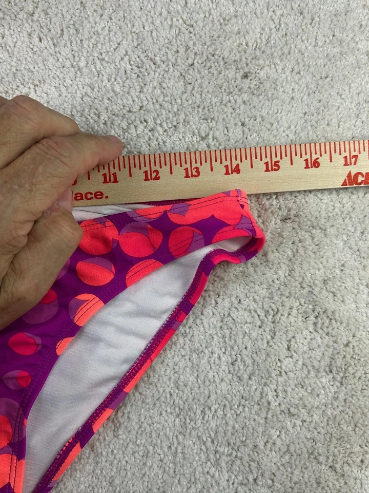 Parte inferior de bikini OP para mujer traje de baño mediano estampado geográfico OP523523B Foto 2 de 4