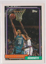 Dell Curry Hornets Guard 1992-93 Topps Card # 242 Near Mint