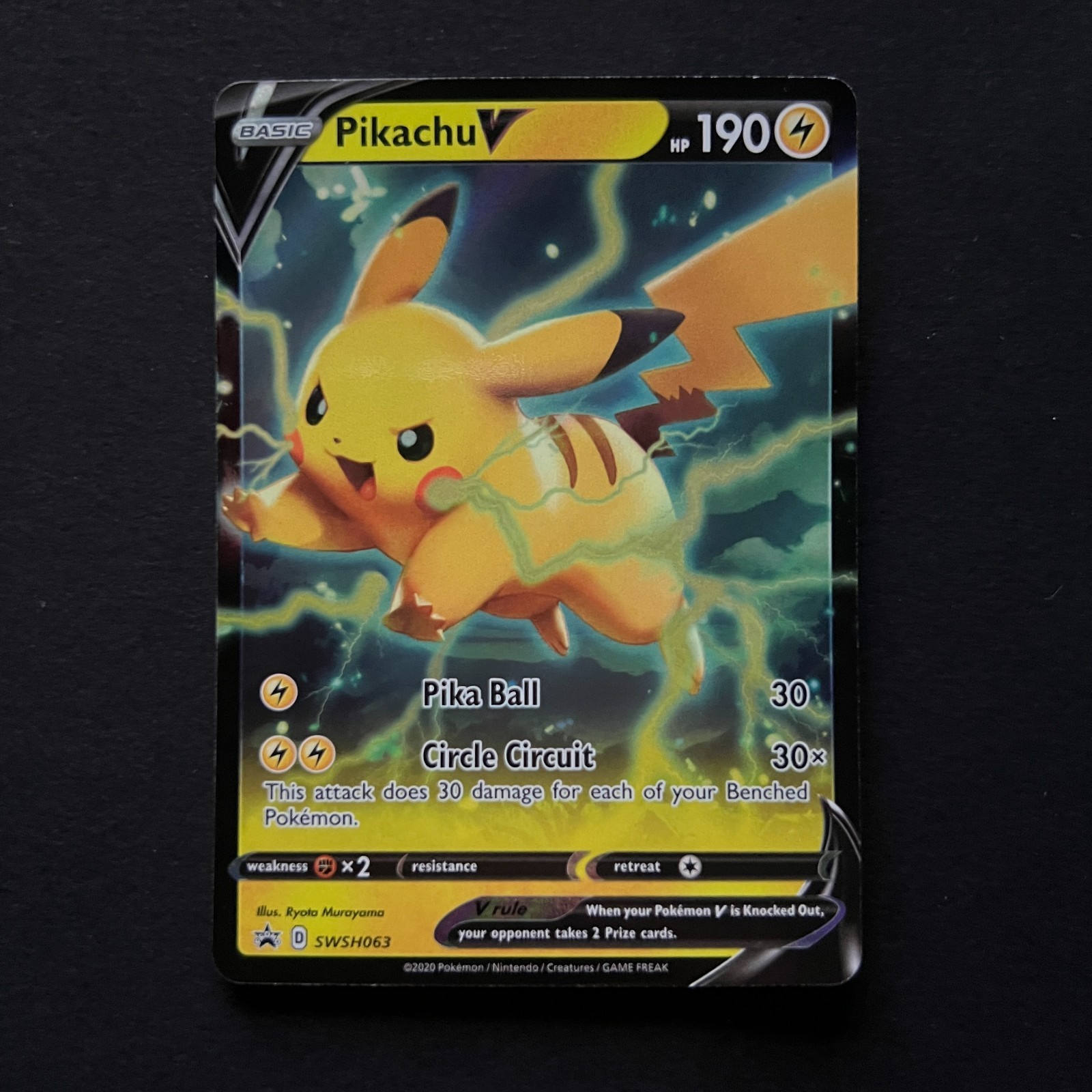 Pikachu V - Promo SWSH: Sword & Shield Promo Cards SWSH063 NM