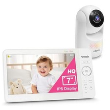 7" Baby Monitor with IPS Screen, Pan Tilt Zoom Camera, No WiFi "7" HQ 1 Cam"