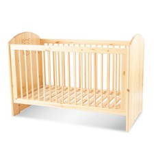 Dream Bio Babybett 70x140cm | Gitterbett | Massivholz | Naturholz | 100% Bio-Bet