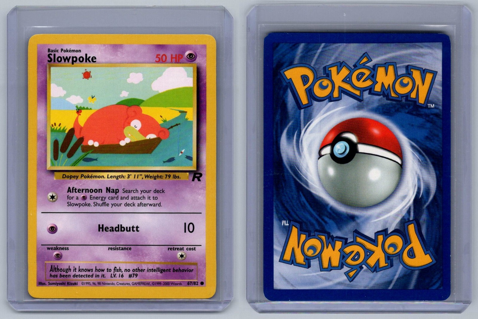 Slowpoke - Team Rocket - - Common - 67/82 - Pokemon - Near Mint Unlimited