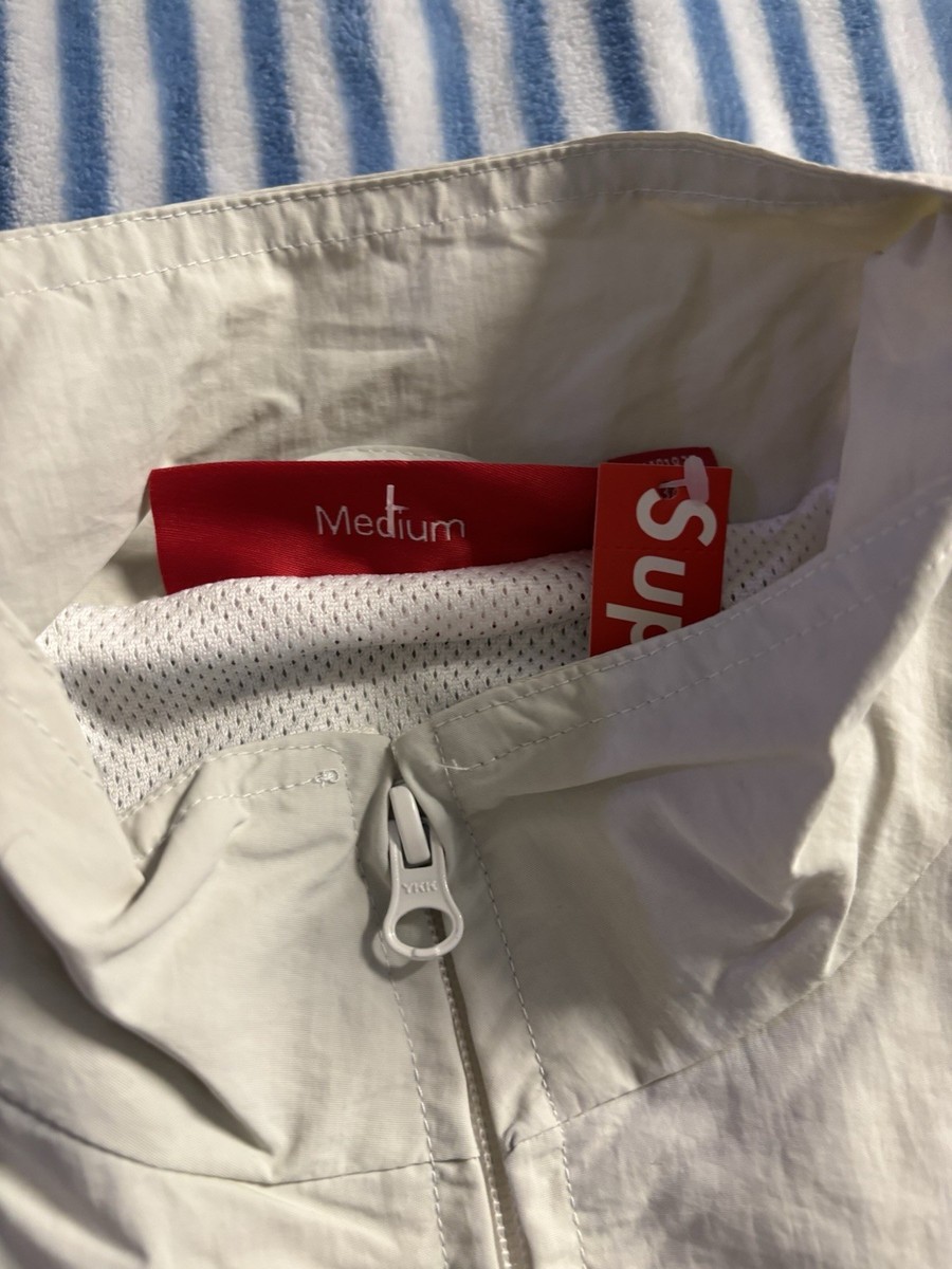 Supreme Old English Track Jacket 'White' Size M Preowned | eBay