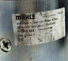 MAHLE MM175 12V 1.6kW Electric Motor 11.216.455 AMJ5769 72736391 thumbnail 5