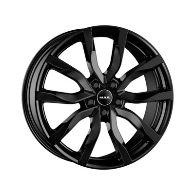 ALUFELGE MAK KOLN FUR VOLKSWAGEN SCIROCCO 8X17 5X112 GLOSS BLACK VY1