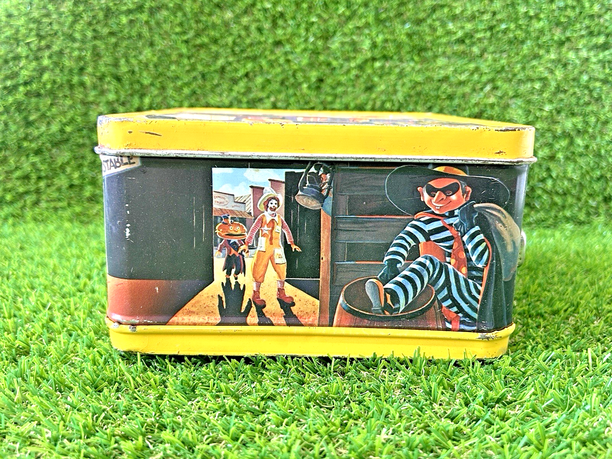 Vintage 1982 McDonald's Metal Lunch Box Aladdin Lunchbox Made In