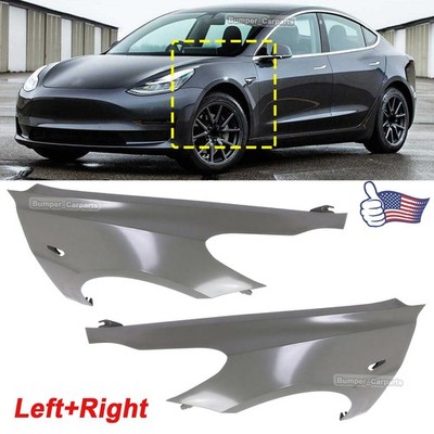 Fender Set for Tesla Model 3 2017-2023 Front Both Driver & Passenger Side