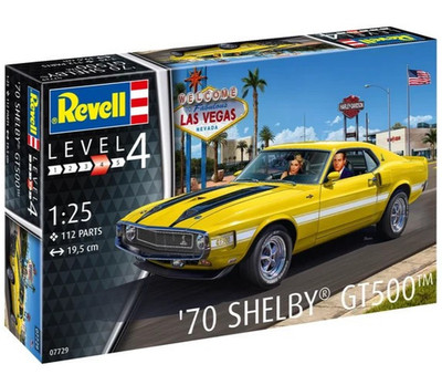 Revell 1970 Ford Shelby GT500 Mustang 1/25 Scale Plastic Model Car Kit 07729
