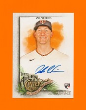 2022 Topps Allen & Ginter Full Size Auto #FA-JW Josh Winder RC