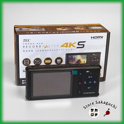 TEC Record Master TMREC-4KS HDMI Media Recorder 4K30P LCD für Game PC Capture