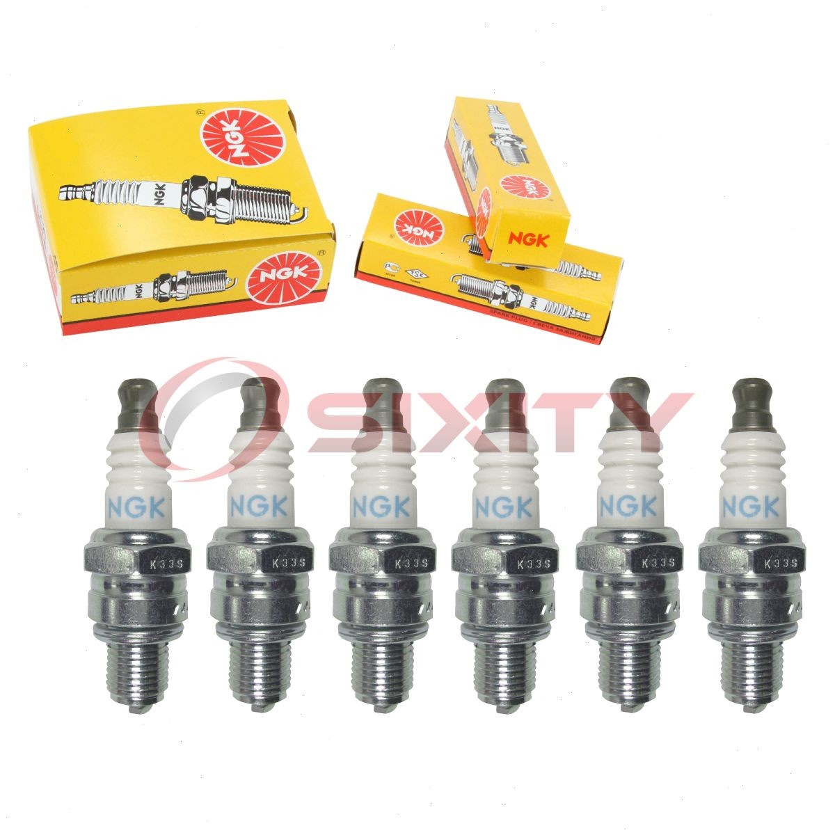 6 pc NGK 6778 CMR6H BLYB Standard Spark Plugs for USR4AC TY26707 RZ7C E3.24 gf