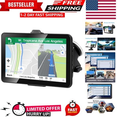 Commercial Truck GPS with Voice Navigation & Latest World Maps - 7'' Screen