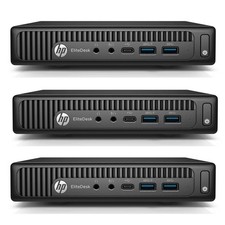 Lot of 3 HP EliteDesk 800 G2 Micro Computer Core i5 8GB RAM 128GB SSD Windows 11
