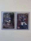 2025 NFL Topps Chrome Jaxson Dart Base Card And Insert RC Rookie NYG