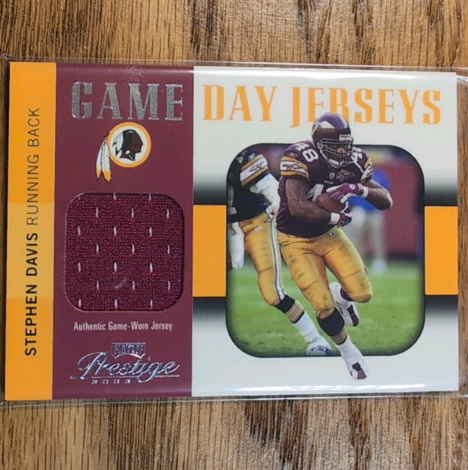Playoff Honors Game Day Stephen Davis Memorabilia #GD-13 Commanders Football