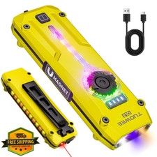 TUOWEE UV Flat EDC Flashlight Yellow Large