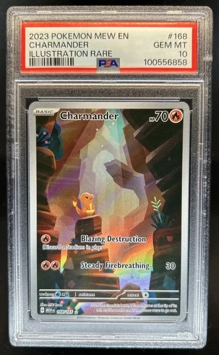 2023 Pokemon SV 151 Charmander #168/165 PSA 10 GEM MINT