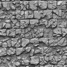 Crumbling Stonework - 20" x 38" Hydrographic Film Hydro Dipping