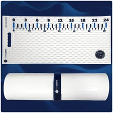 Fish Fillet Mat 28"x14", White Non-Slip Cutting Mat for Fish, Heavy-Duty Roll...