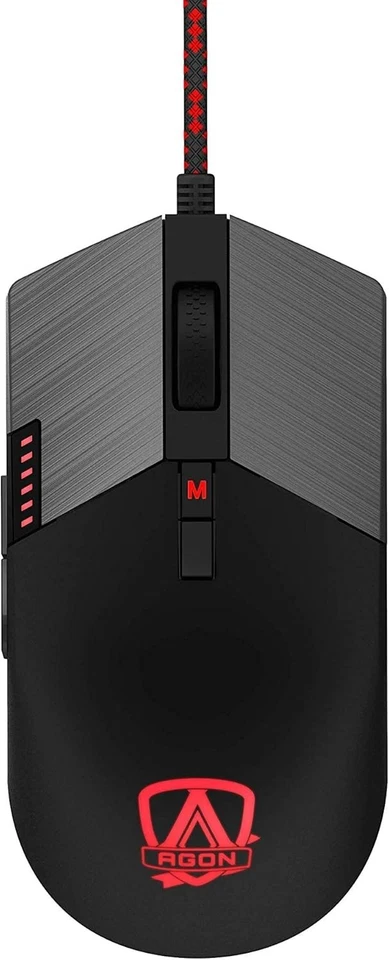 AOC AGM700 Gaming Maus – 16.000 DPI – Omron Switches – RGB – USB – Schwarz