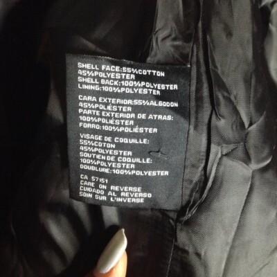 Jessica Simpson Hooded Full Zip Jacket Raincoat Pockets Black Size