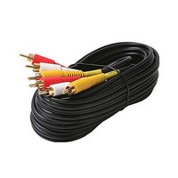 18 Ft Stereo Audio Video A/v Av 3-rca Cable Gold Plated Usa Seller 18 Ft Stereo Audio Video A/v Av 3-rca Cable Gold Plated Usa Seller