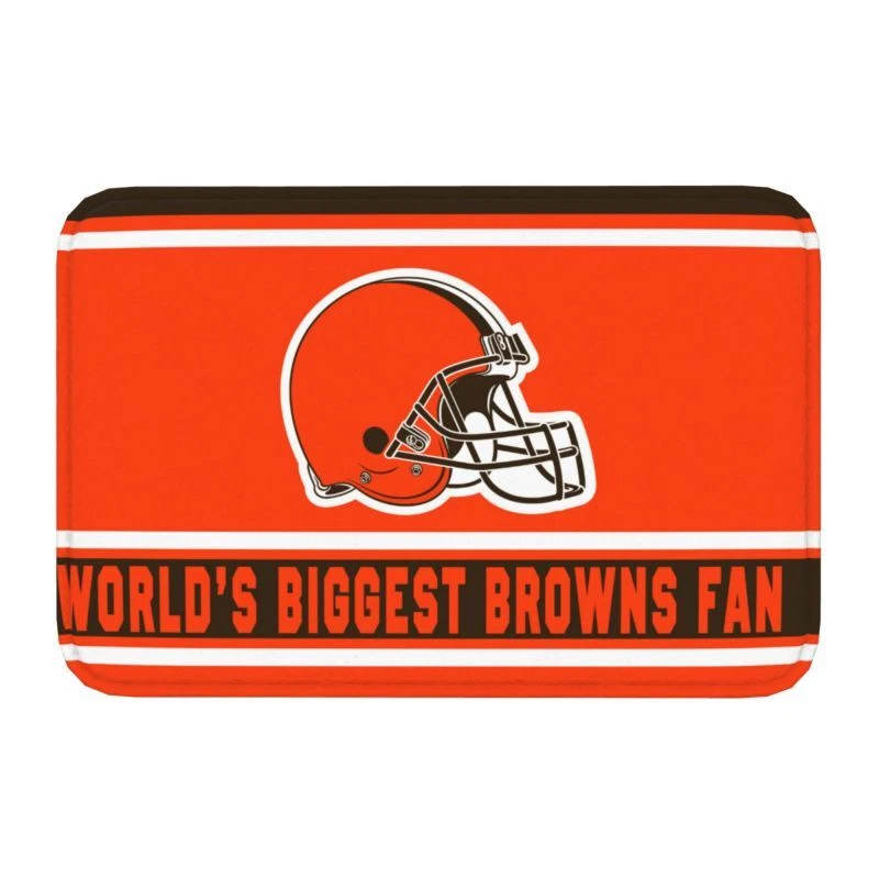 World's Cleveland Browns  Fan Floor Mat Decorative
