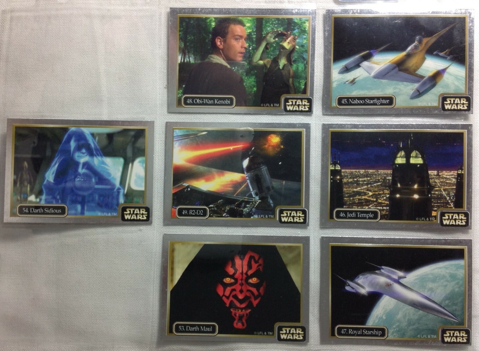 STAR WARS EPISODE 1 - IKON AUSTRALIA 1999 - VARIOUS SILVER PARALLEL CARDS - Picture 3 of 3