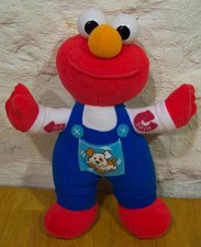Tyco Sesame Street TALKING ELMO 11" Plush Stuffed Animal