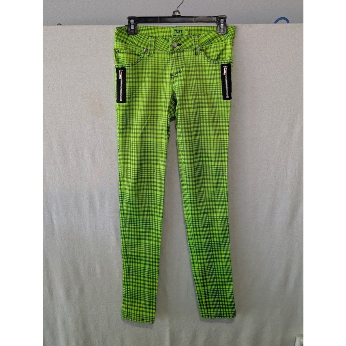 Neon Plaid Pants Neon Flannel Pants Spirito