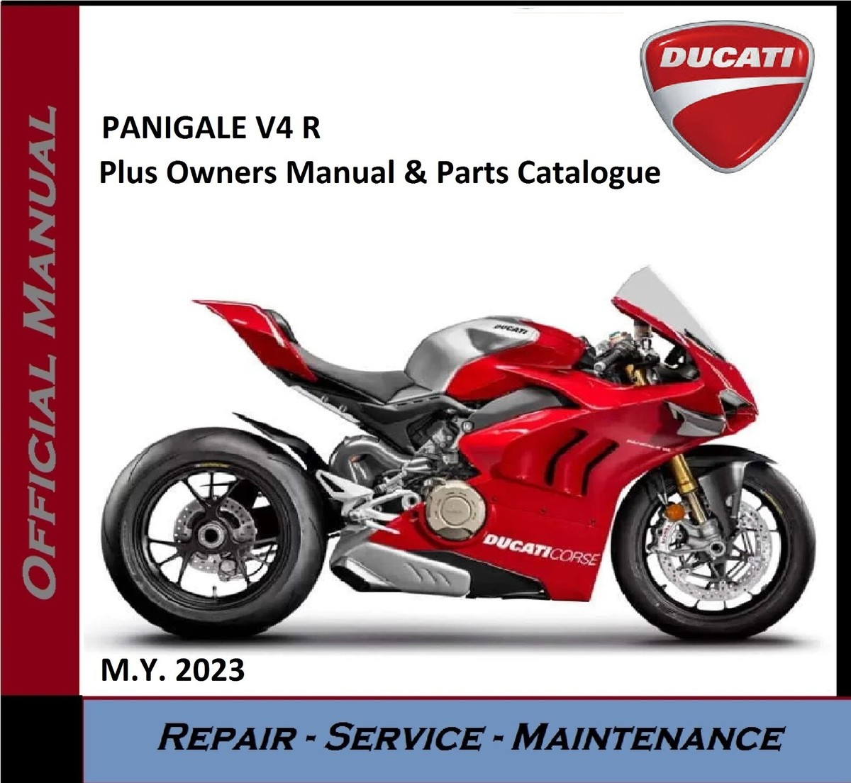 Ducati Panigale V4 R V4R Workshop Service Repair Manual 2023 on CD