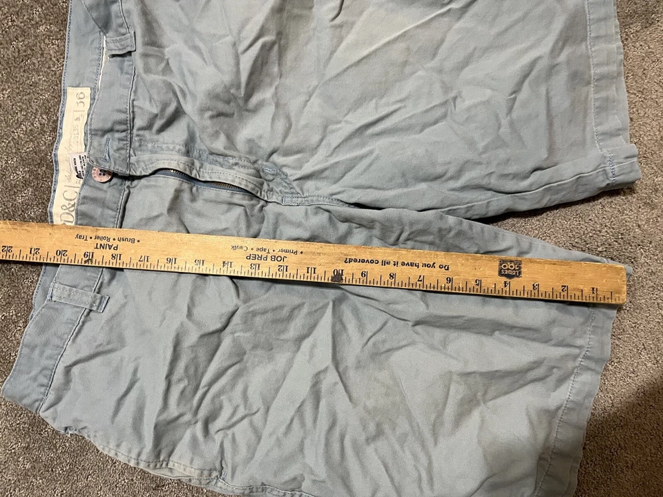 Pantalones cortos chinos PD & C para hombre 36 elásticos azul claro Foto 4 de 4