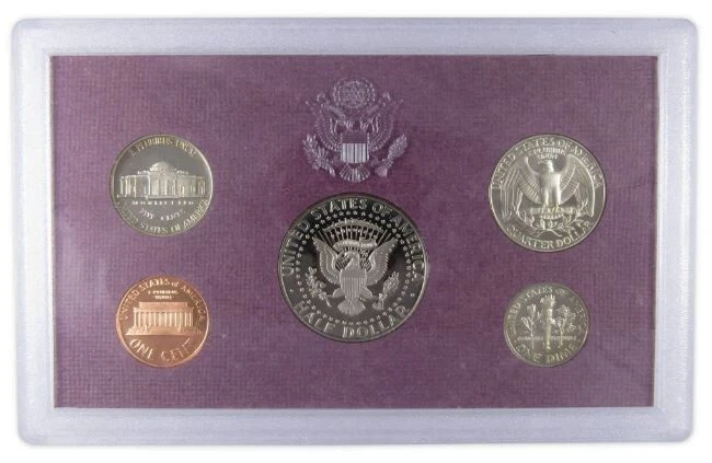1988-S | US Mint Proof Set | 5 Coins | Original Packaging OGP | COA - Image 3 of 4