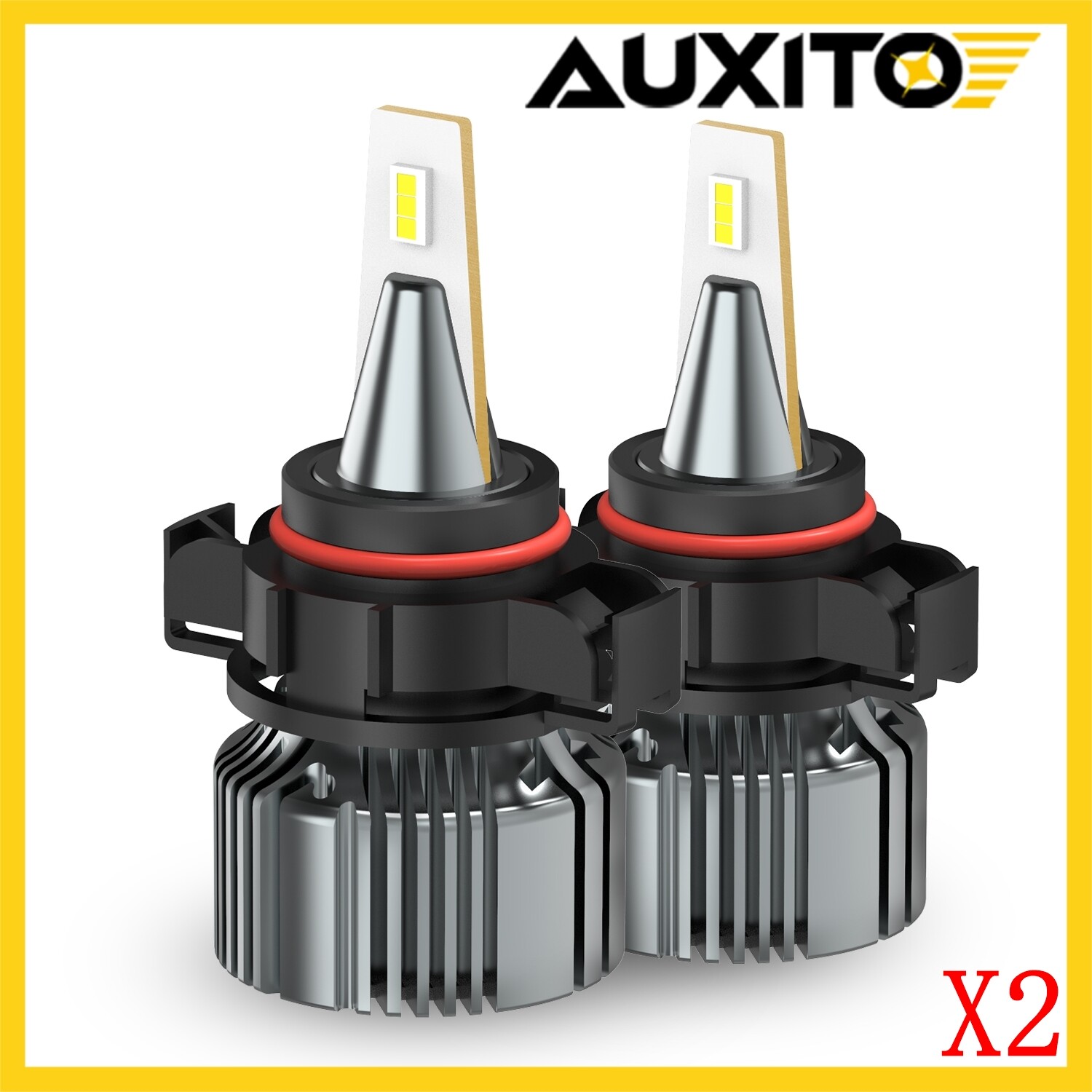 AUXITO 4x 5202 Fog LED H16 Driving Bulb Light 6000K White High Power Error Free