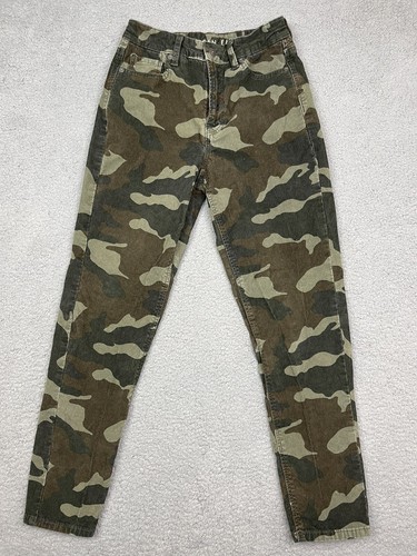 American Eagle Girls Pants Corduroy Camouflage Superstretch size 00 - Picture 23 of 24