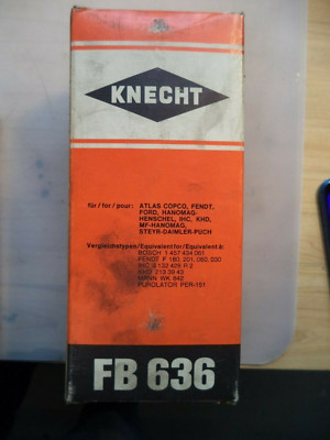 Knecht FB 636 Fuel Filter for Fiat Ducato Punto Ford Transit Lancia Thema