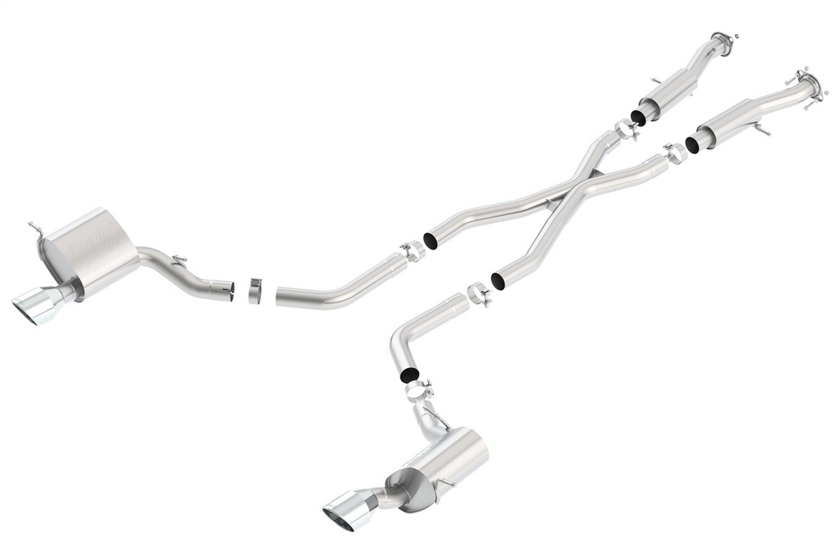 みーた垢 Borla 140633 ATAK Cat-Back Exhaust System Fits 15-20 Grand