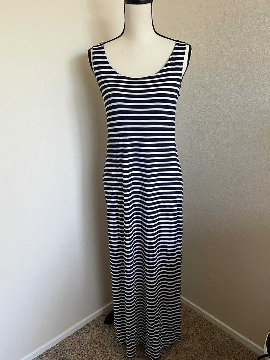 [DIGUE]★ marine stripe sleeveless KNIT★ Striped Sleeveless Tunic | Nautica