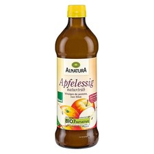 500Ml Alnatura Bio Vinaigre De Pomme Naturel Troublé Doux Et Fruité 5% D'Acidité