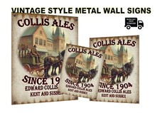 Vintage Brewery Sign reproduction vintage style wall sign Beer, Brewery, Pub