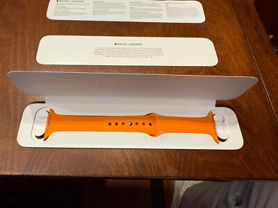 Apple Watch Hermes Series 10 Sport Band 46mm Orange M/L - NEW!